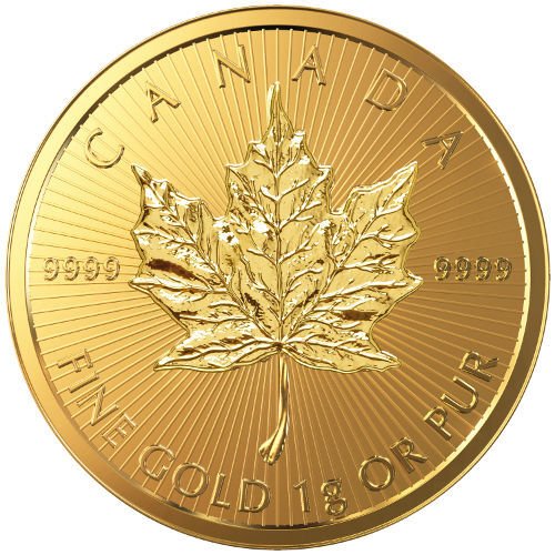 加拿大. 50 Cents 2025 Maple Leaf, 1g (.999)  (沒有保留價) #1.0