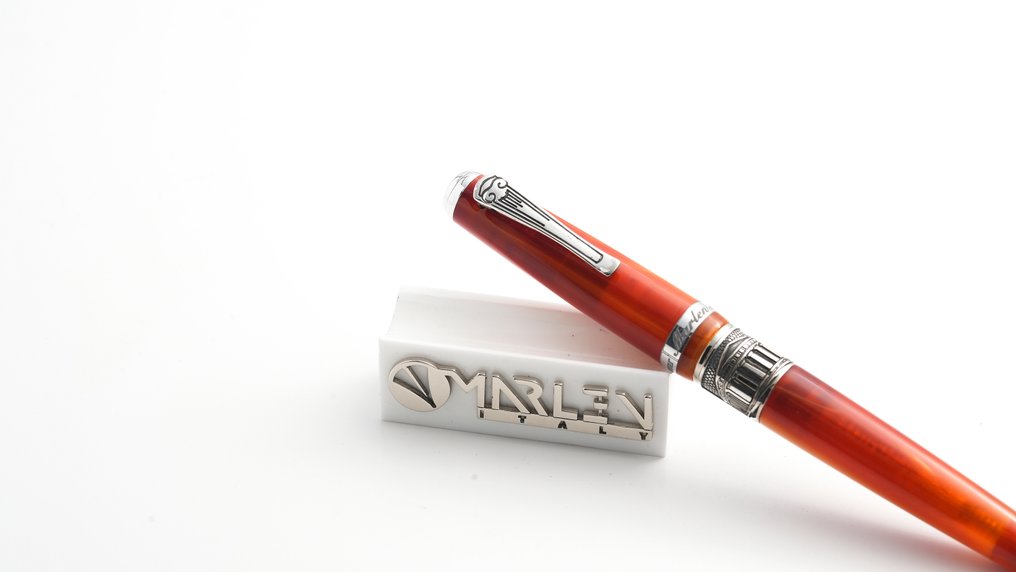 Marlen - Antiche Città Italiane: Paestum Slim - Edizione Speciale in Resina e Metallo - Kugelschreiber #4.3