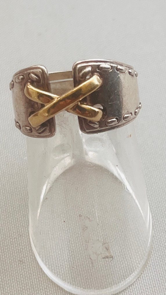 Hermès - 戒指 - 18K包金 银, 黄金 #1.0