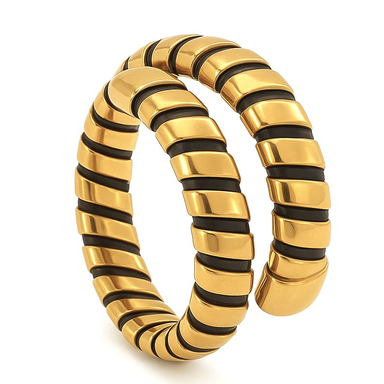 Bague - 18 carats Or jaune, Acier #1.0