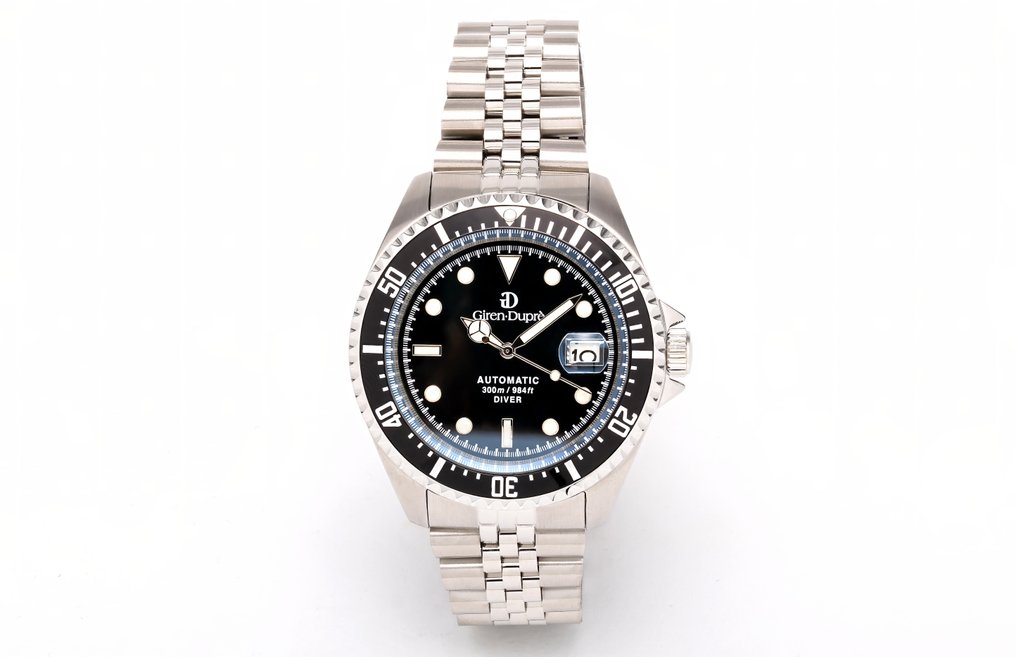 Giren Dupre - orologio DIVER SUBACQUEO 44mm Automatico Acciaio, quadrante Nero, WR 300mt - Άνδρες - 2025 #3.2