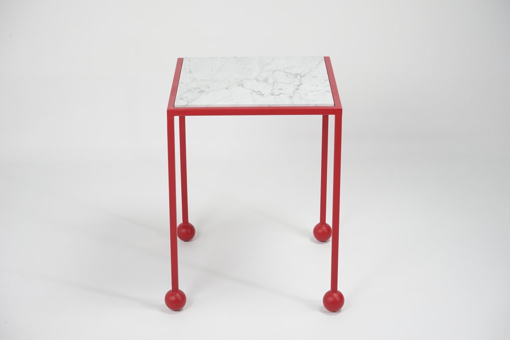 DFlab Studio - Pöytä - Orbit - Teräs, Carrara-marmori - Prototype Sale #1.0