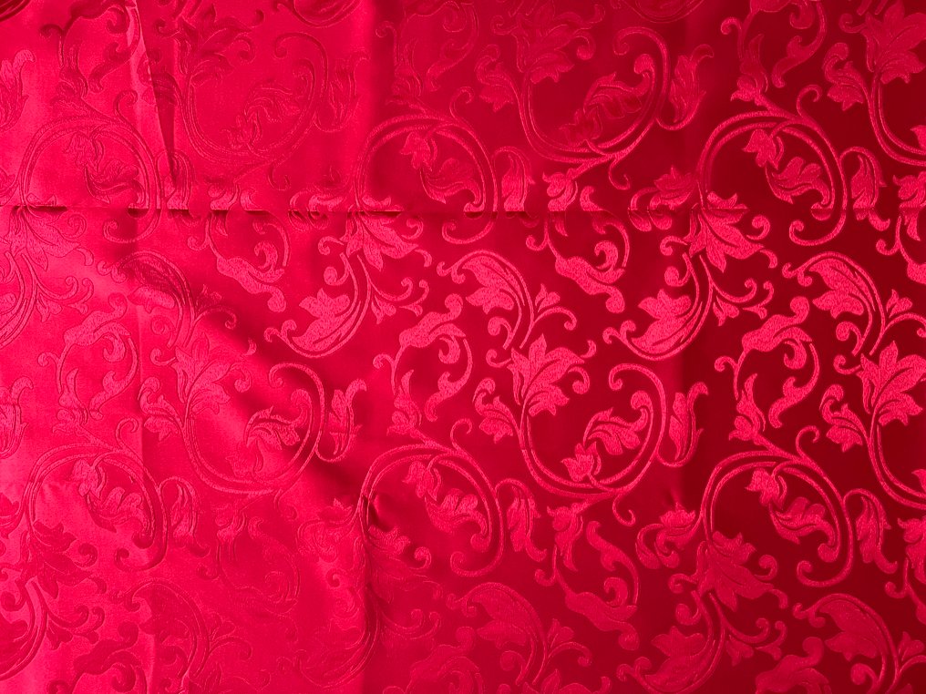 San Leucio - elegant jacquard fabric with floral motifs - Textile  - 2.8 cm - 2.5 cm #1.0