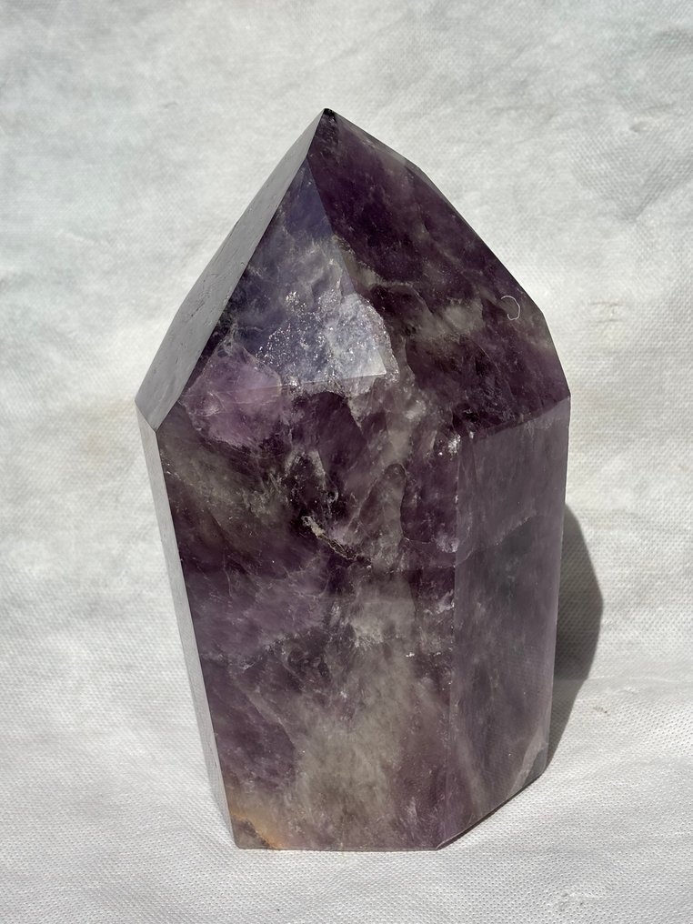 Ametyst Obelisk - Wysokość: 20 cm - Szerokość: 11 cm- 3.21 kg - (1) #1.0