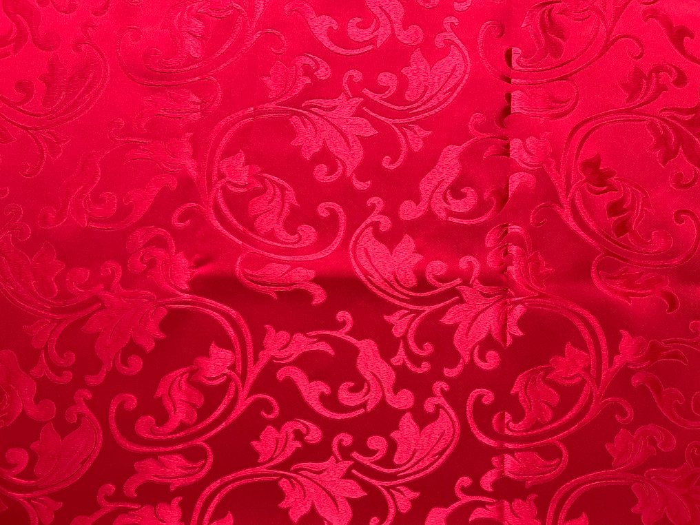 San Leucio - elegant jacquard fabric with floral motifs - Textile  - 2.8 cm - 2.5 cm #1.0