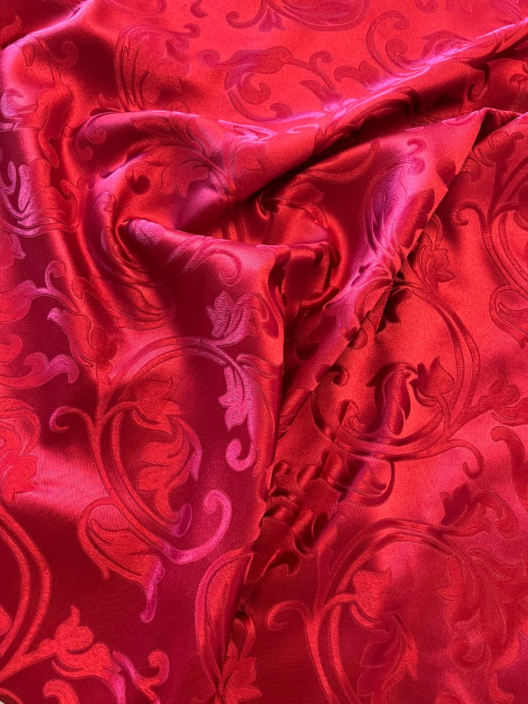 San Leucio - elegant jacquard fabric with floral motifs - Textile  - 2.8 cm - 2.5 cm #4.3