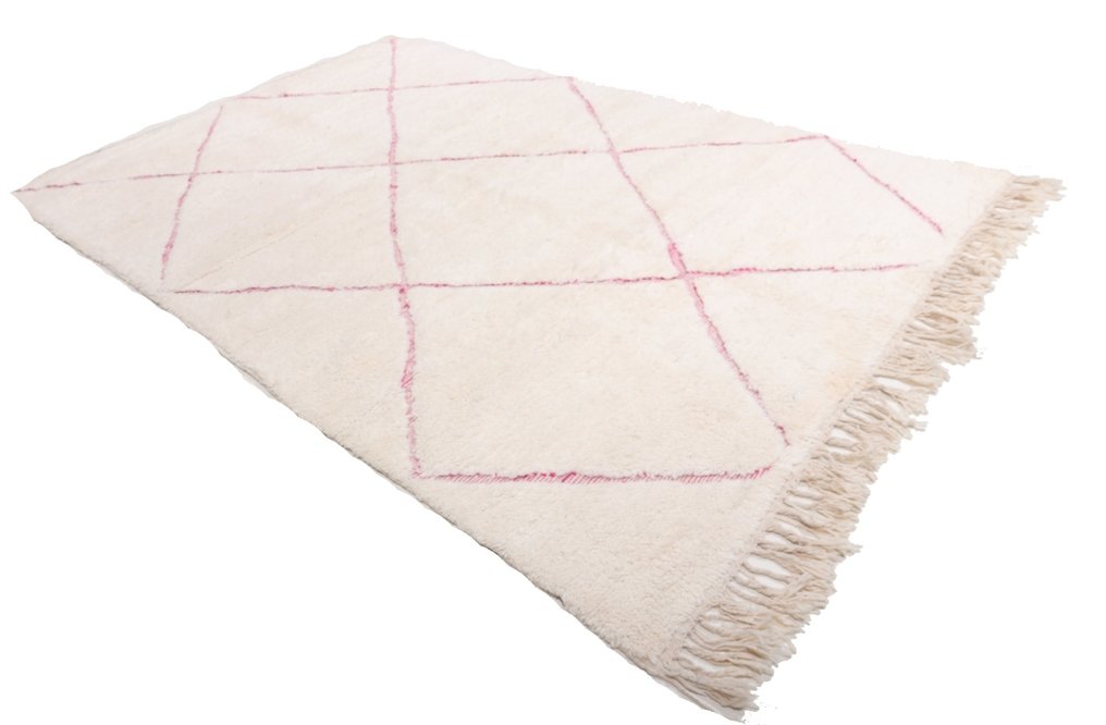 Sjældent ægte nyt berbersk marokkansk - Beni Ourain moderne design - Tæppe - 318 cm - 215 cm #3.2