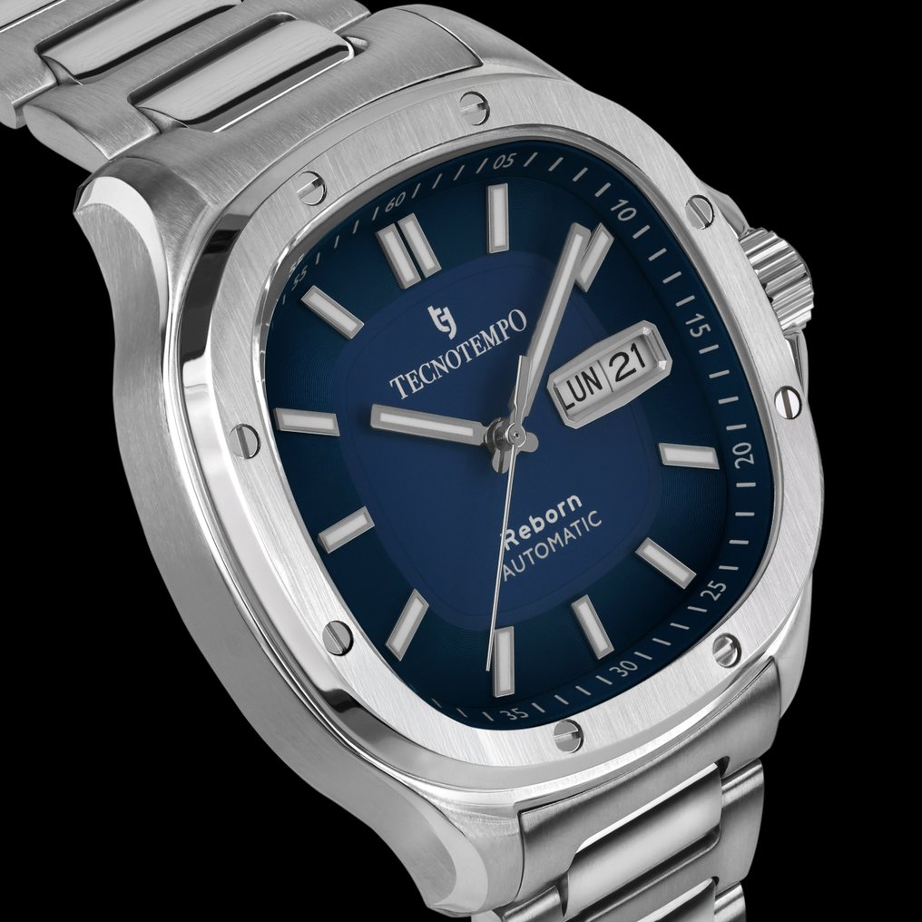 Tecnotempo - Automatic - "Reborn" - Blue dial - TT.RE.ABL (Blue) - Άνδρες - 2020+  #1.0