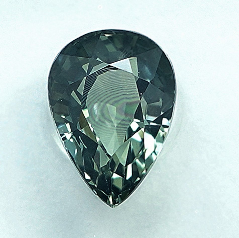 1 pcs Grün Saphir - 0.98 ct - International Gemological Institute (IGI) #1.0