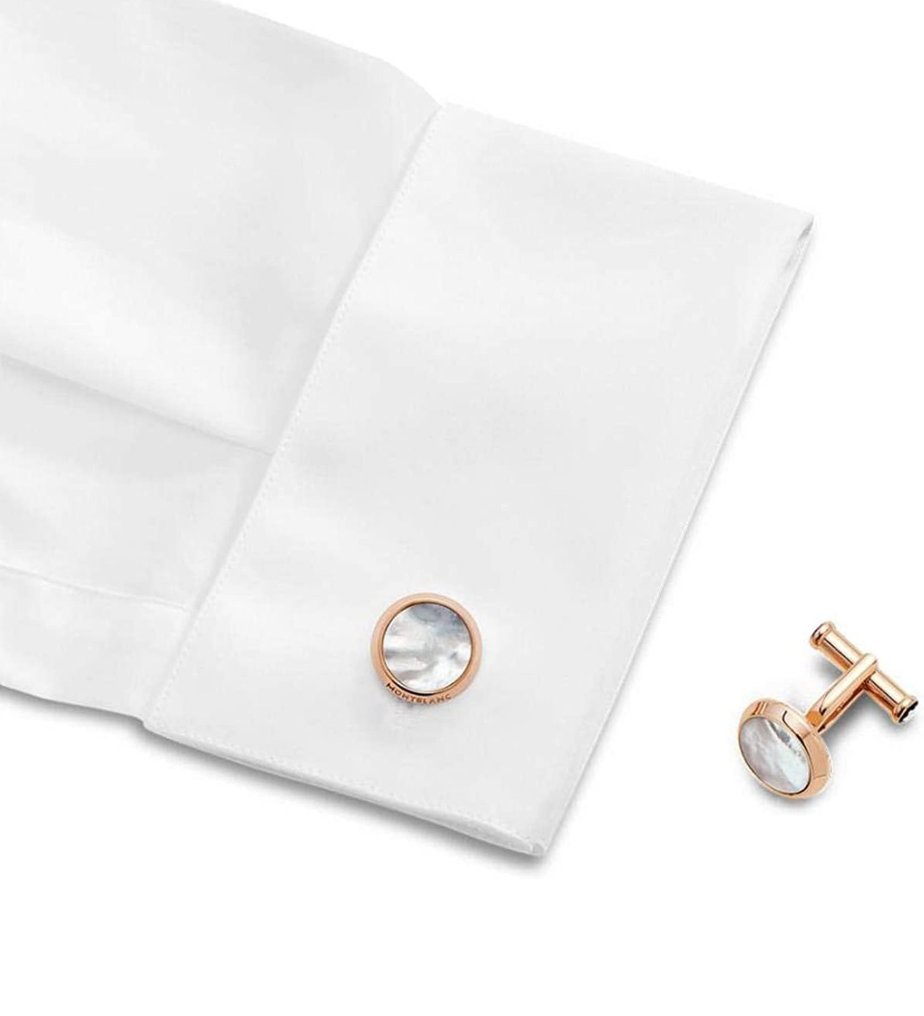 Montblanc - Metall - Manschettenknöpfe - Perlmutt #1.0