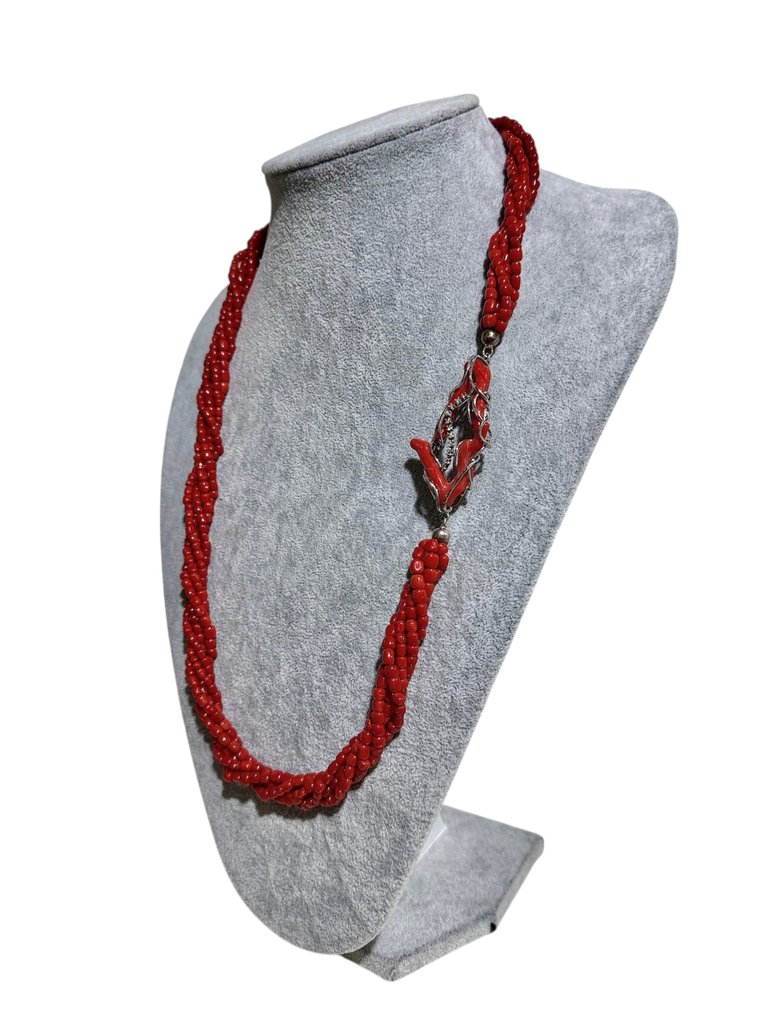 Corallo - Argento - Collana #1.0