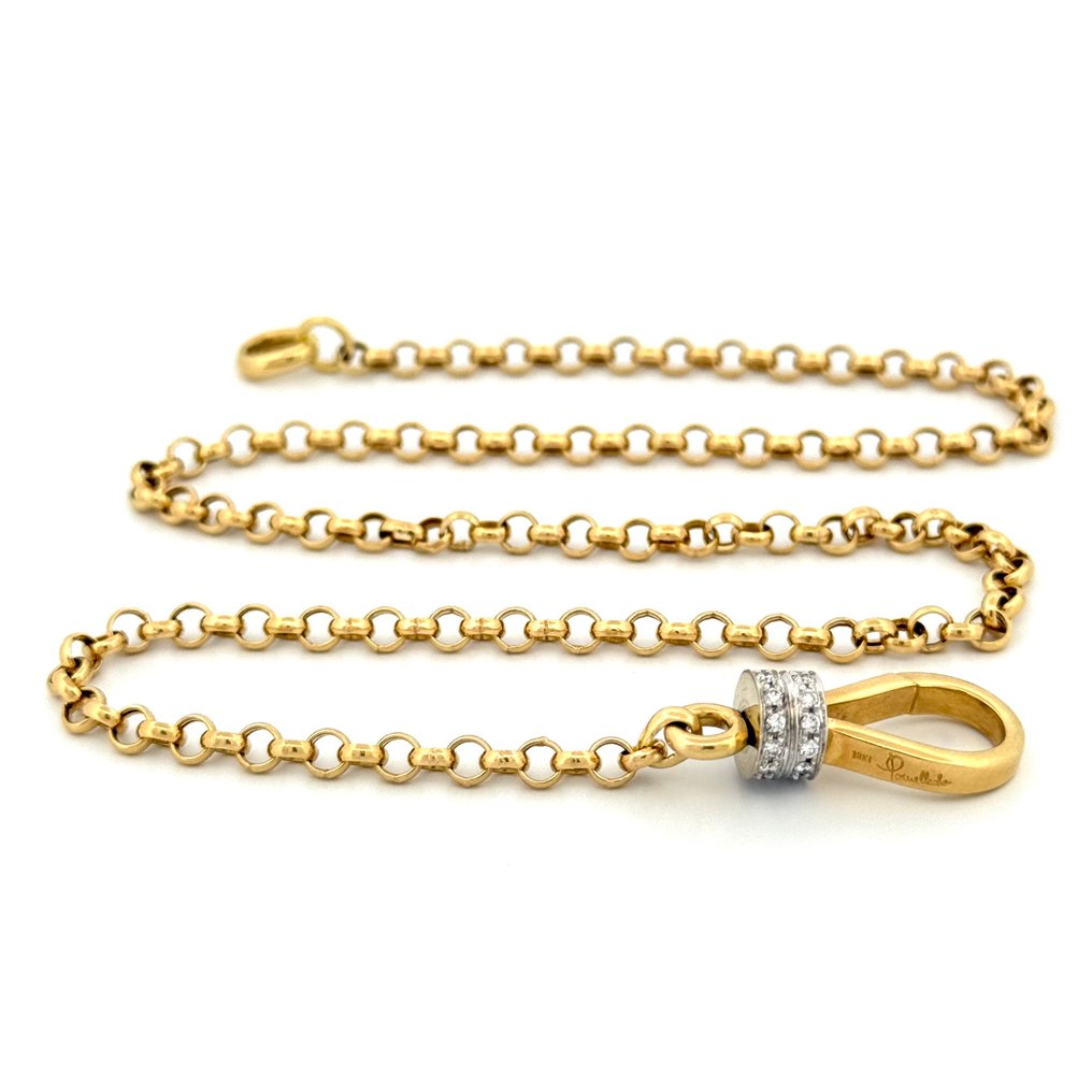 Pomellato - Κολιέ - 17 g - 18 καράτια Κίτρινο χρυσό - Διαμάντι #1.0