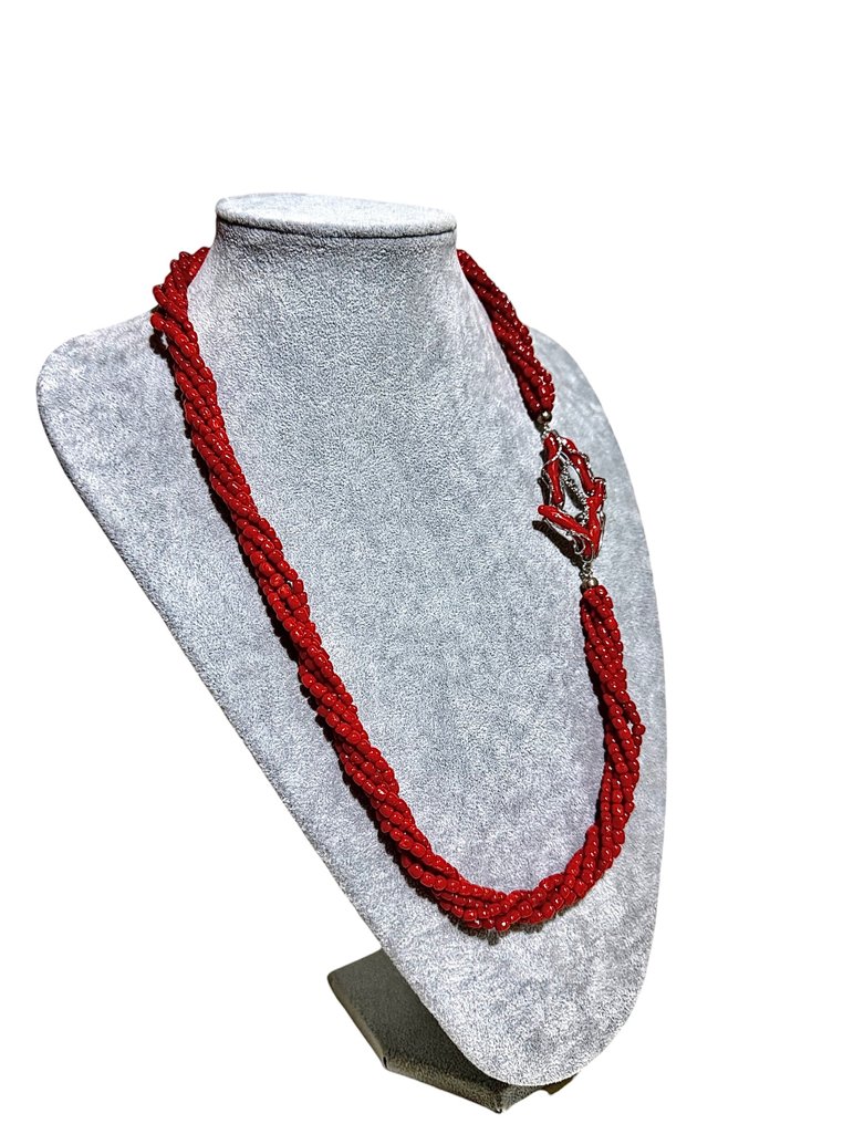 Corallo - Argento - Collana #2.1