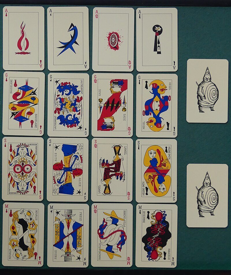 André Dimanche  - Card game Jeu de tarot surréaliste - André Breton, 1940 - 1940-1950 #3.2