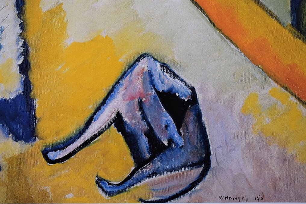 Wassily Kandinsky - "IMPROVISATION" - Original vintage poster - year 1999 #4.3