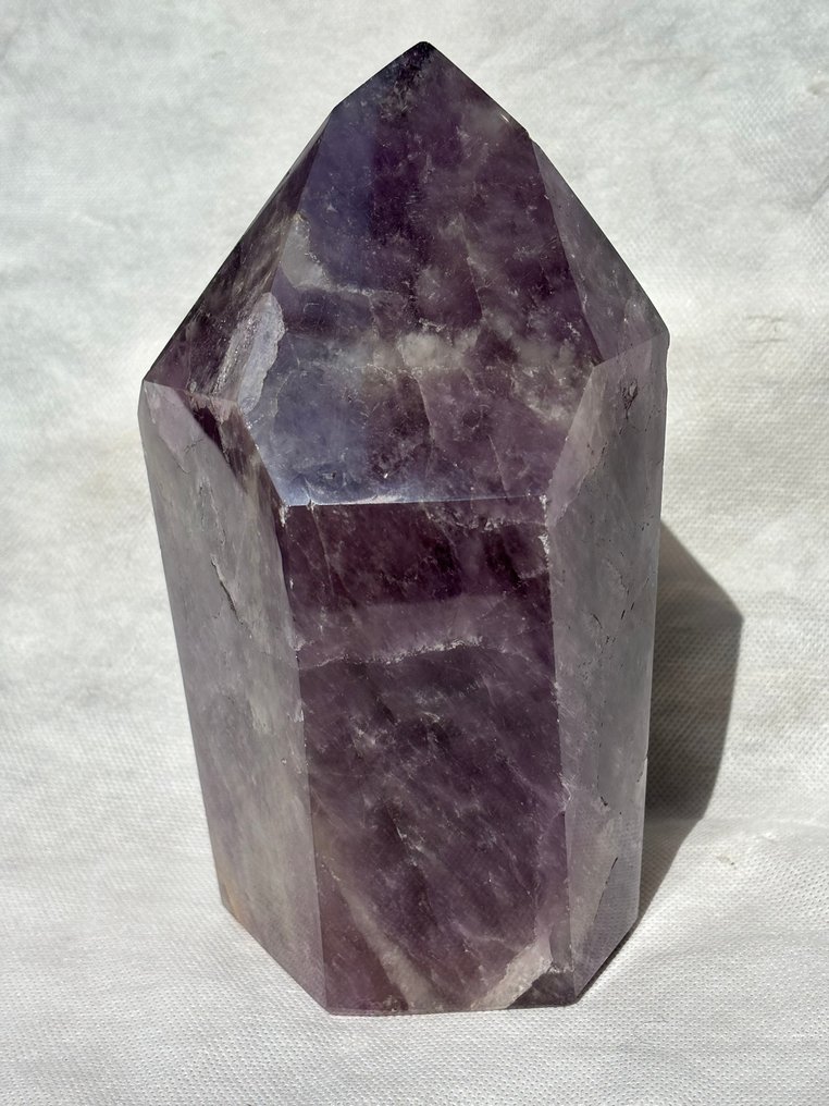 Ametyst Obelisk - Wysokość: 20 cm - Szerokość: 11 cm- 3.21 kg - (1) #1.0