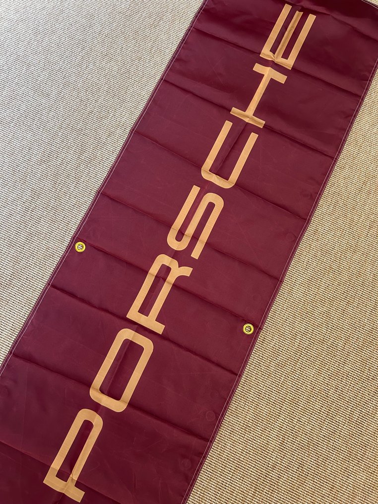 保时捷赛车旗 – XXL 180x45cm – 收藏汽车纪念品 - Porsche #4.3