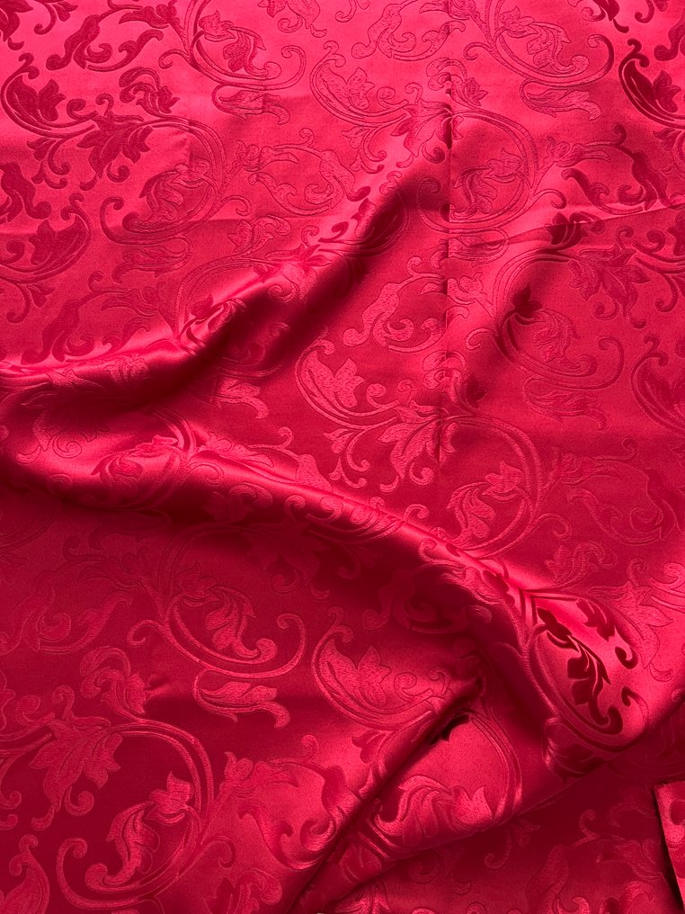 San Leucio - elegant jacquard fabric with floral motifs - Textile  - 2.8 cm - 2.5 cm #3.2