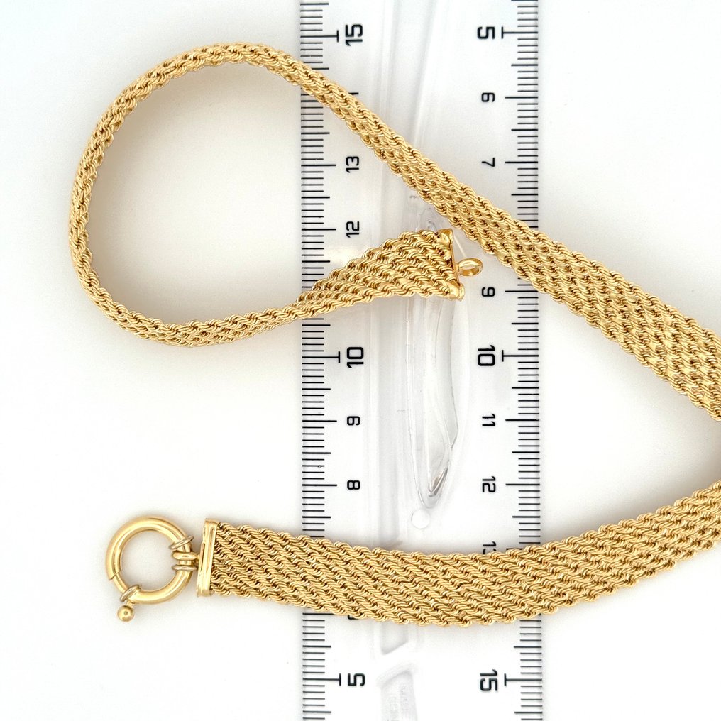 Handmade - 项链 - Bismark - 21.4 g - 18K包金 黄金 #2.1