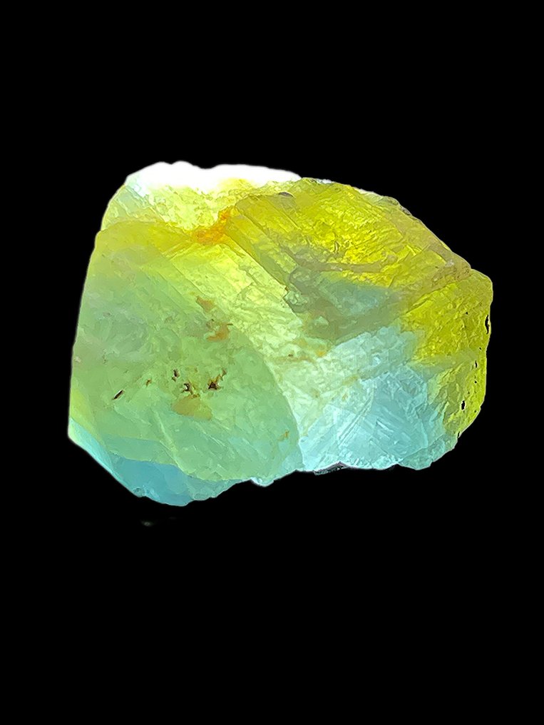 Ζαφείρι Υπέροχο κομμάτι! Απίστευτα σπάνιο πλήρες κρύσταλλο πολύχρωμου ζαφείρι. 62,1 καράτια, %100 Ειδικό - Ύψος: 26 mm - Πλάτος: 18 mm- 12.42 g #2.1