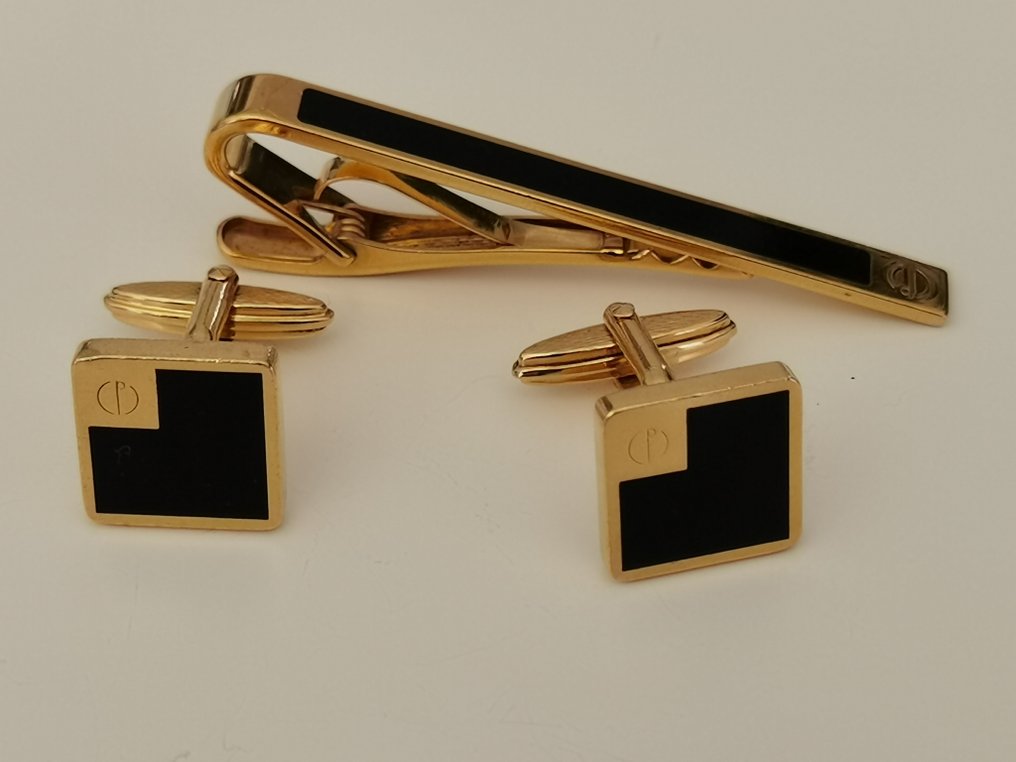 Alfred Dunhill - Metall, Gullplattert - Mansjettknapper #1.0