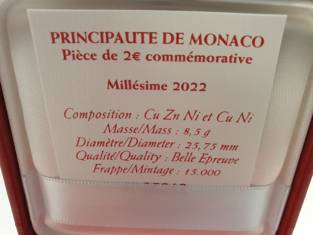 Monaco. 2 Euro 2022 "Albert I" Proof #3.2