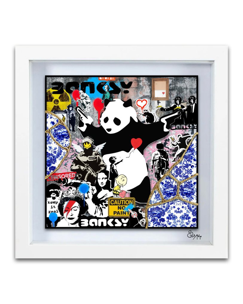 Stéphanie Godann - Banksy Porcelain Fusion #1.0