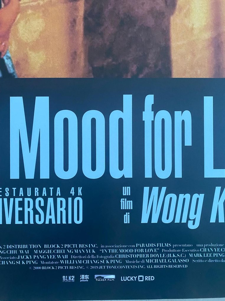 Kar-Wai Wong - Italian Original Cinema Release "In The Mood For Love" - década de 2000 #2.1