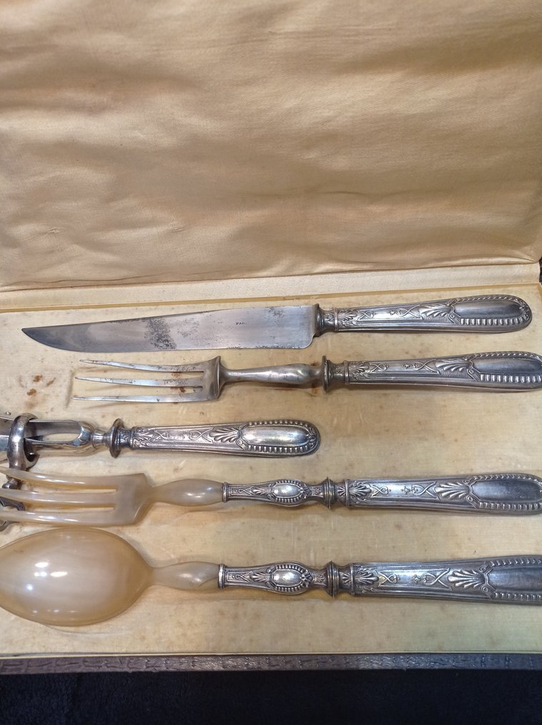 Serviciu de masă (5) - .800 argint - Serviciu de trinchar #1.0