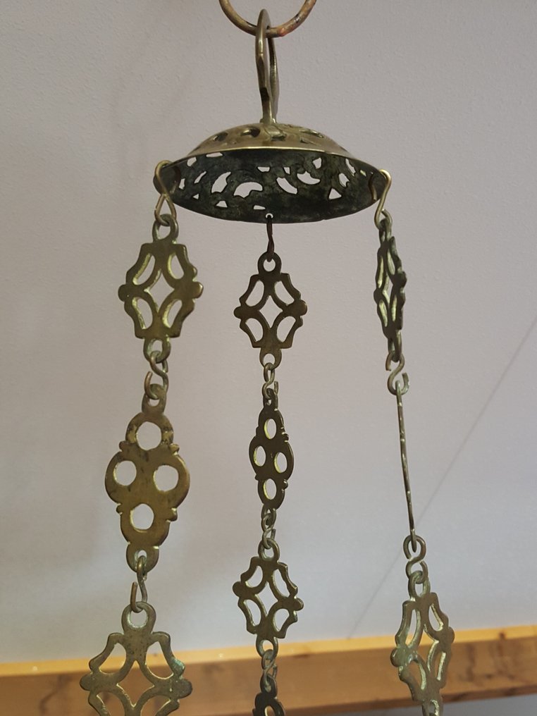 Sanctuary lamp - Bronze, Brass - Eternal Light - Baroque #3.2