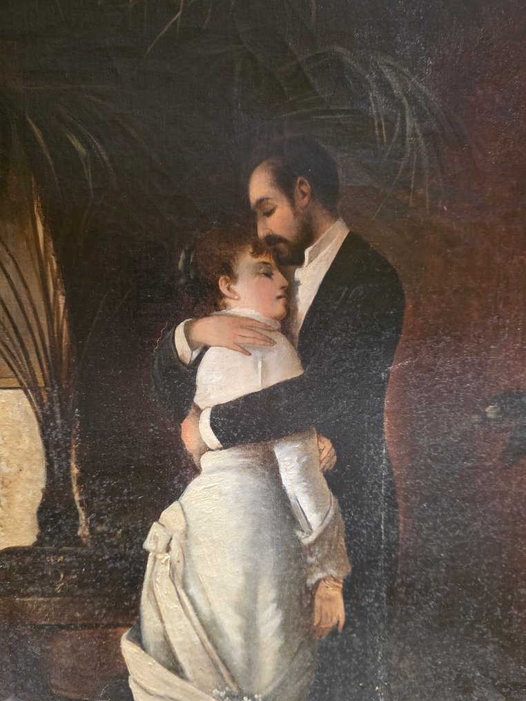 Edoardo Tofano (1838-1920), Seguace - Ritratto di Amanti #1.0