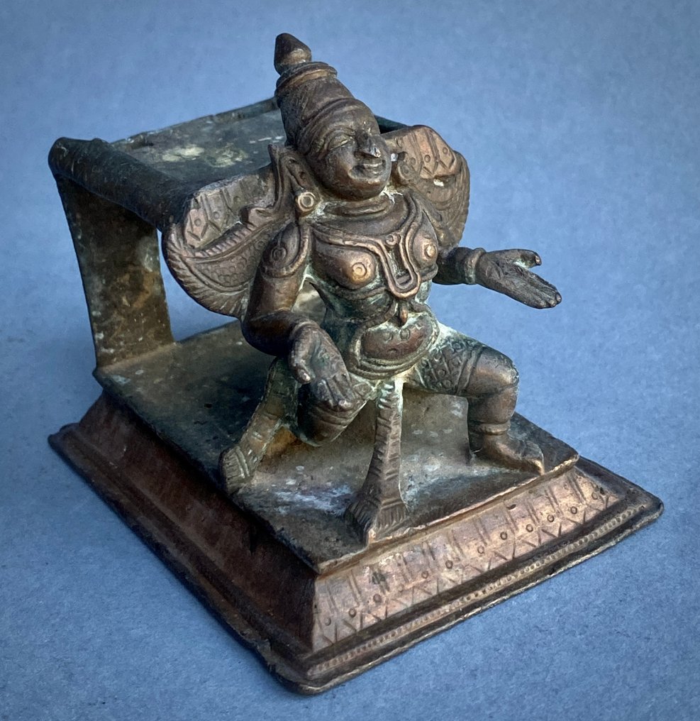 罕见的祭祀支架,描绘加鲁达,印度南部,19世纪 - 印度 #4.3