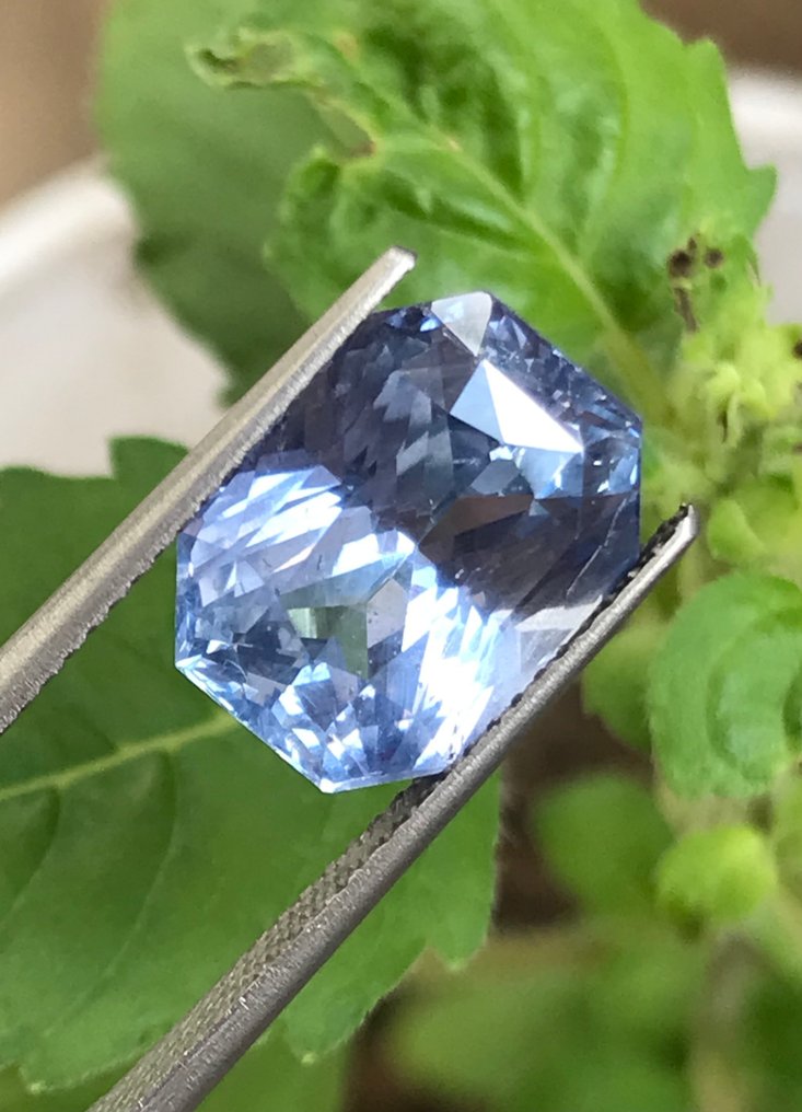 1 pcs  蓝色 蓝宝石  - 7.17 ct - 国际宝石研究院（IGI） - 免运费 #1.0