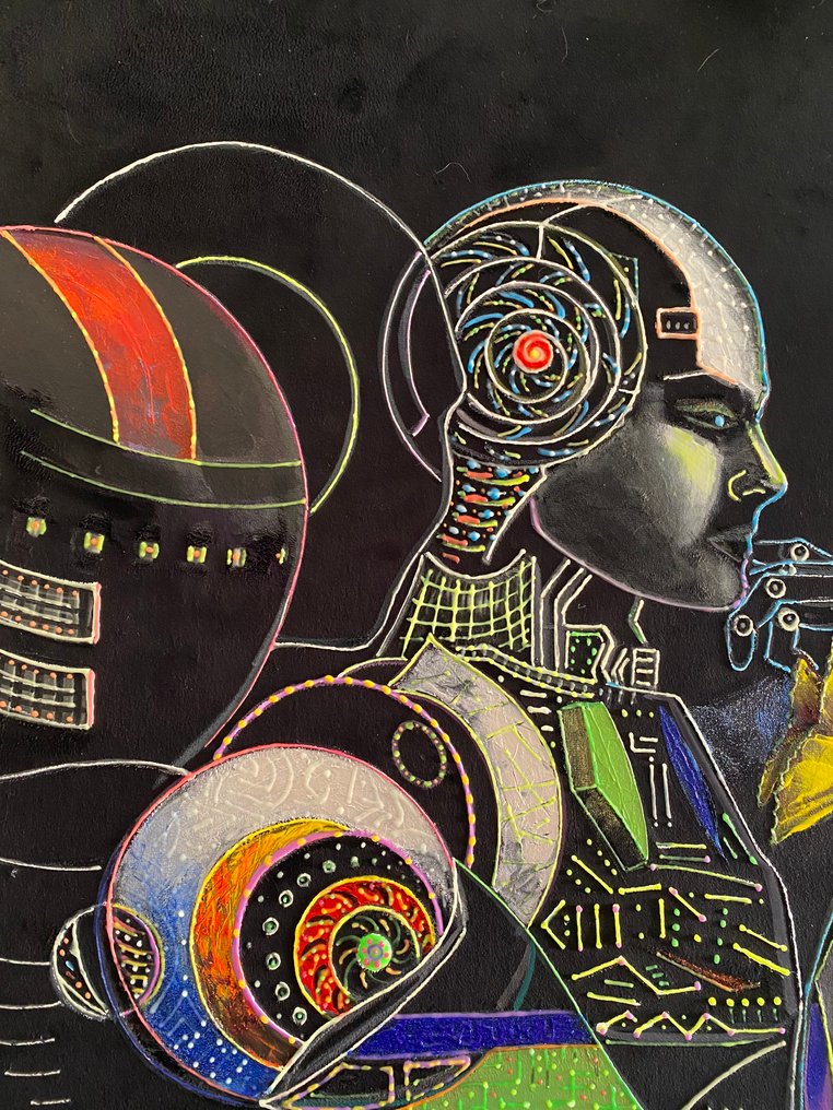 Gianfranco Zenerato - TECHNOLOGICAL CONFLUENCE - Luminescent paint - XL #4.3