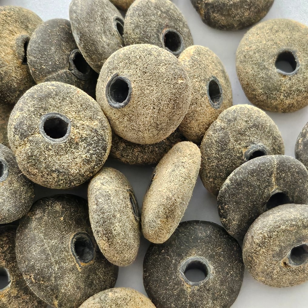 丝绸之路，西亚西部的 草药植物 古董珠子 - 16 mm  (沒有保留價) #2.1