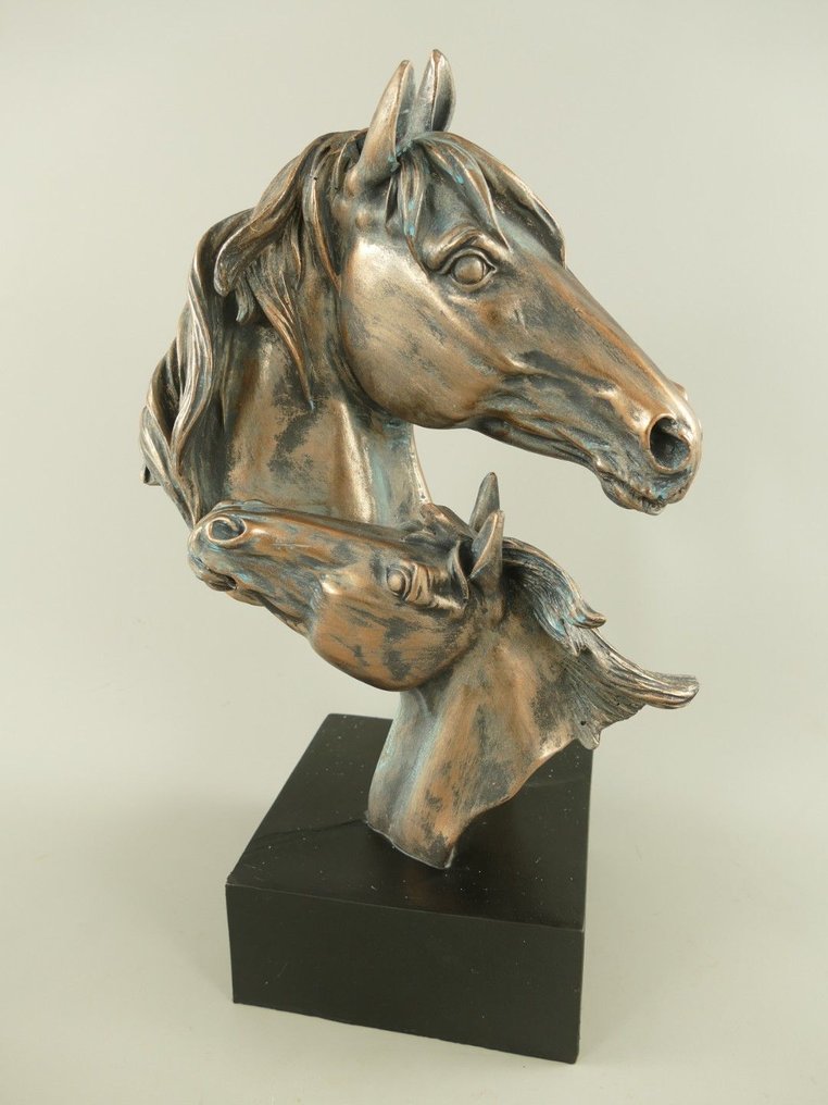 Statuette - Horse with Foal - 44 cm - Polystone #1.0
