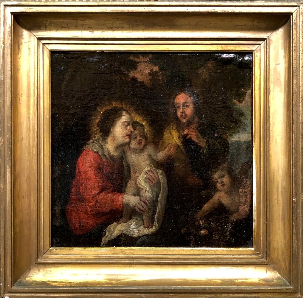 Maître Flamand (c. 1650) - La Sainte Famille #2.1