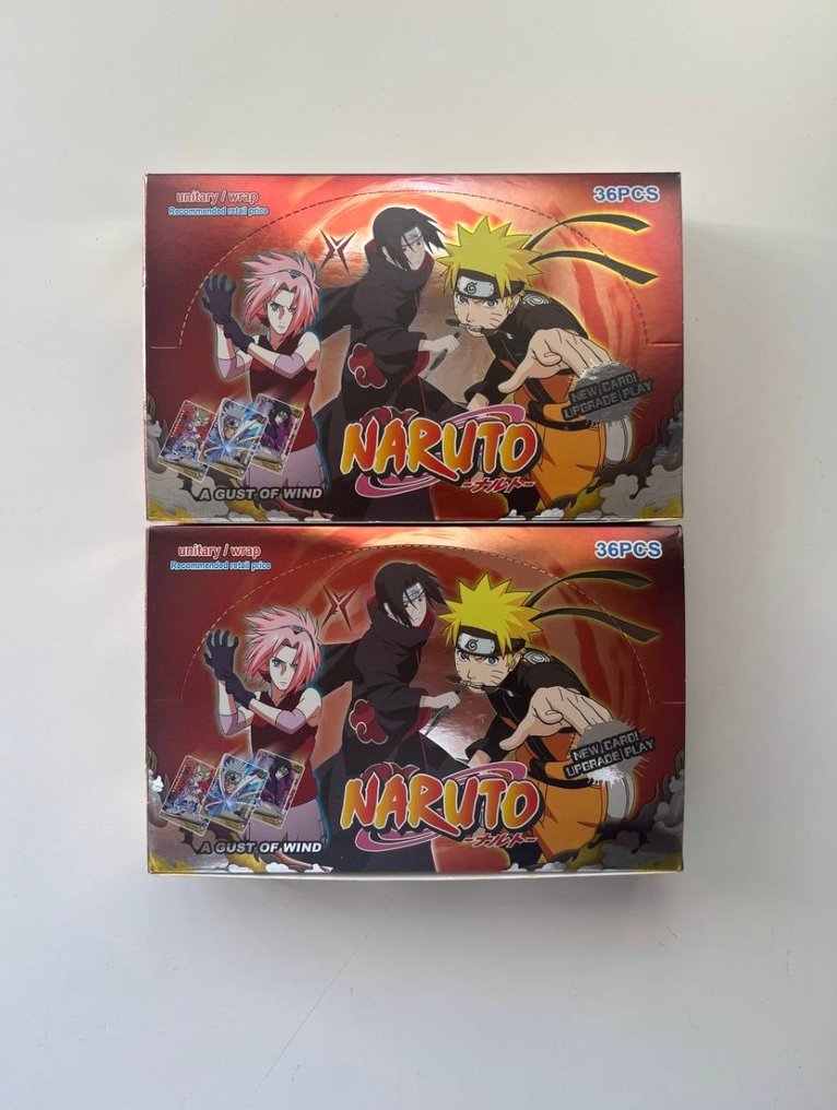 Naruto - 2 Booster box - Naruto 1Y Itachi Display Card Box Sealed Limited Edition #1.0