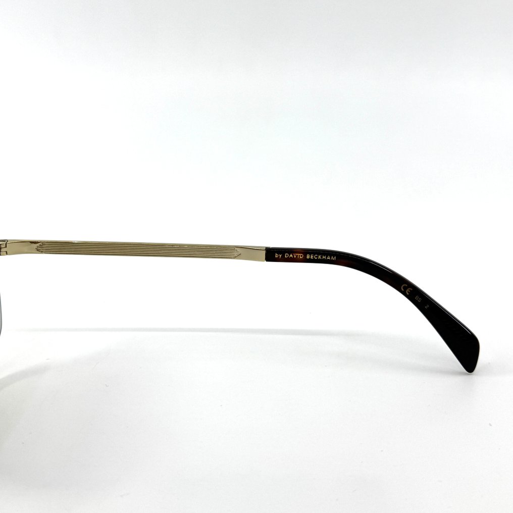 Other brand - David Beckham - *NEW* - Gold Metal - Brown Lenses - Sunglasses #4.3