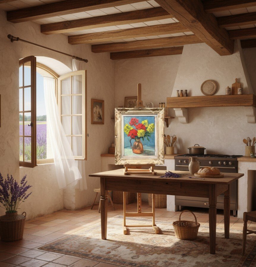 Roger Ambroise Lafont (XIX-XX) - La Promesse des Géraniums #2.1