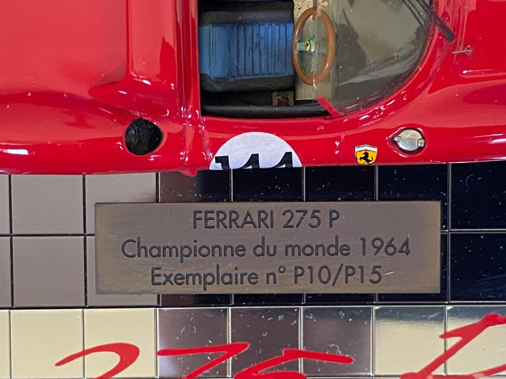 HECO 1:43 - Αυτοκίνητο μοντελισμού - Ferrari 275 P 1964 - Μειωμένης έκδοσης, μόνο 15 αντίτυπα. #2.1