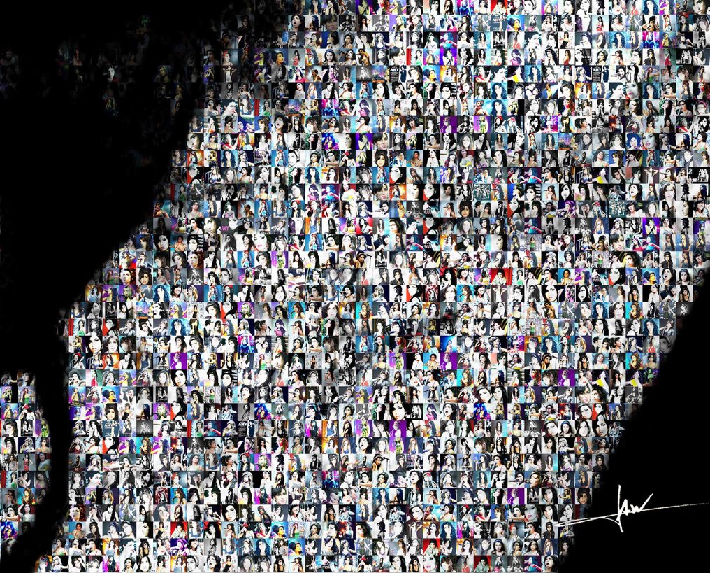 David Law - Crypto Amy Winehouse - Back to Black - Format XL 60X90 #4.3