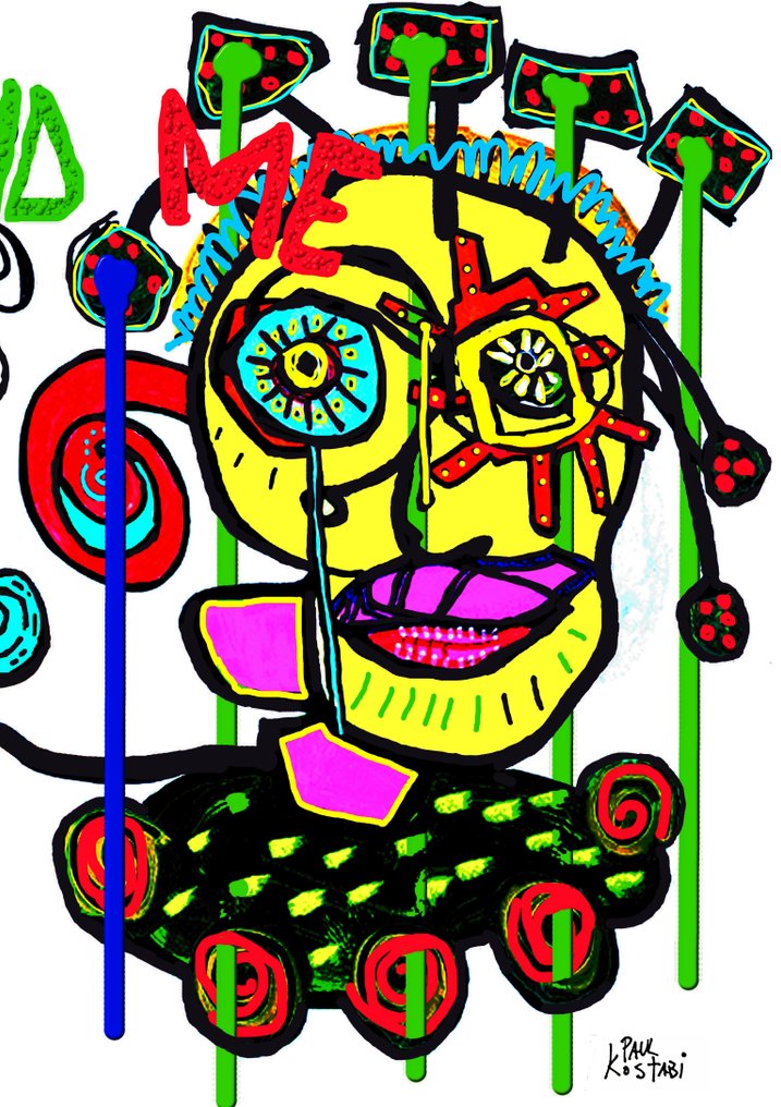 Paul Kostabi (1962) & Giuseppe Fortunato (1956) - KF1725 #4.3