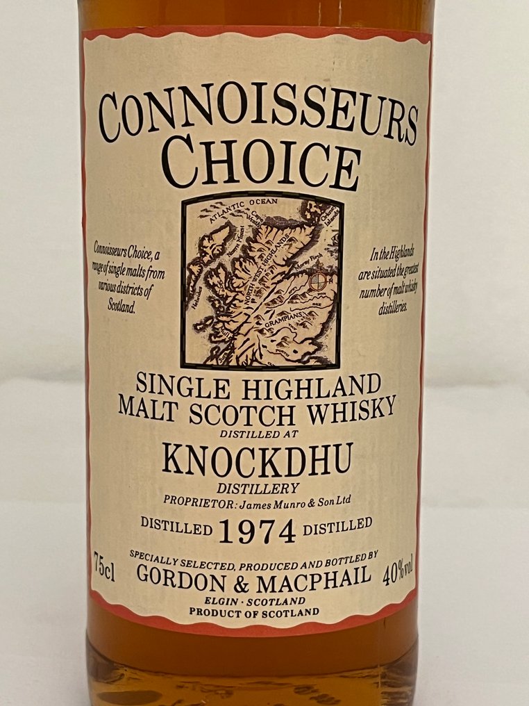 Knockdhu 1974 Connoisseurs Choice - Gordon & MacPhail  - b. 1970s - 75cl #1.0