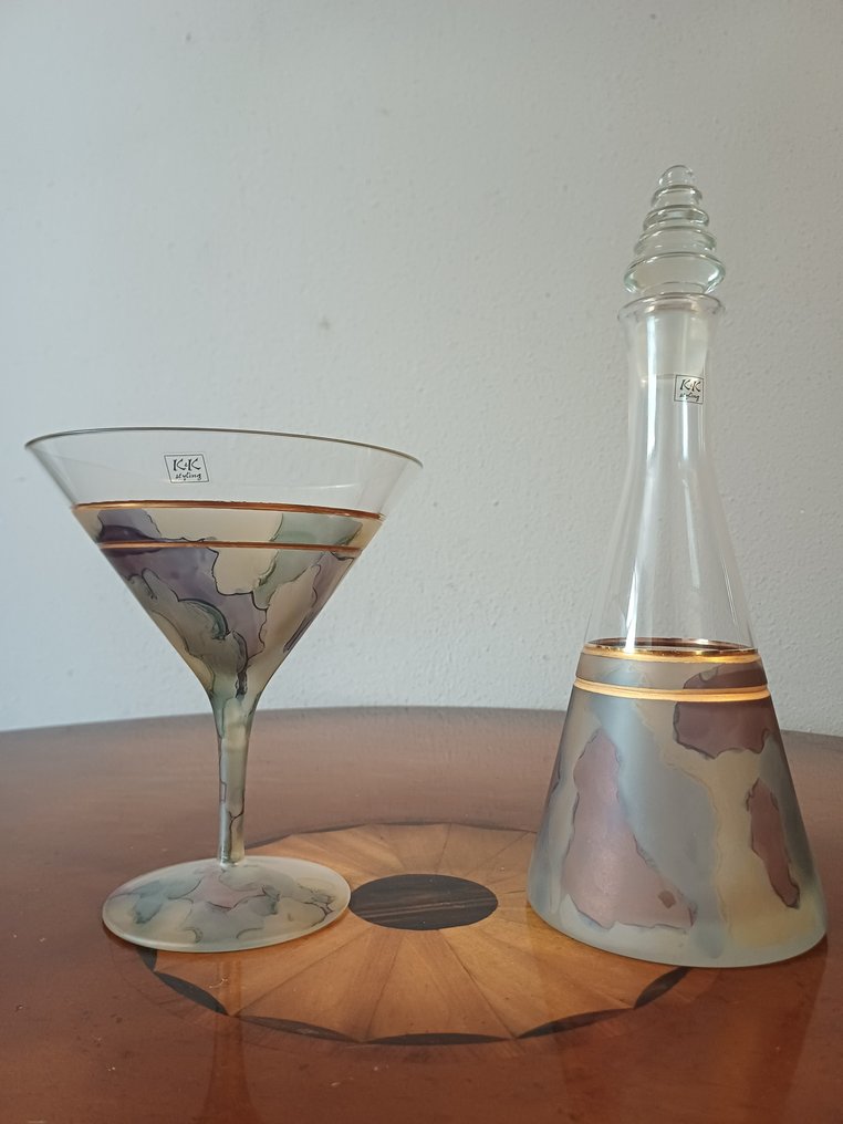 k&k styling - Drinking service (2) - Glass - ♡ Tiffany hand painted ♡ #3.2