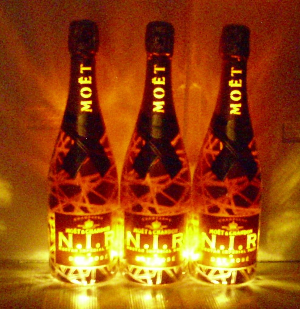 Moët & Chandon, Nectar Impérial Rosé "Luminous" - Champagne Dry - 3 Bottiglie (0,75 L) #1.0