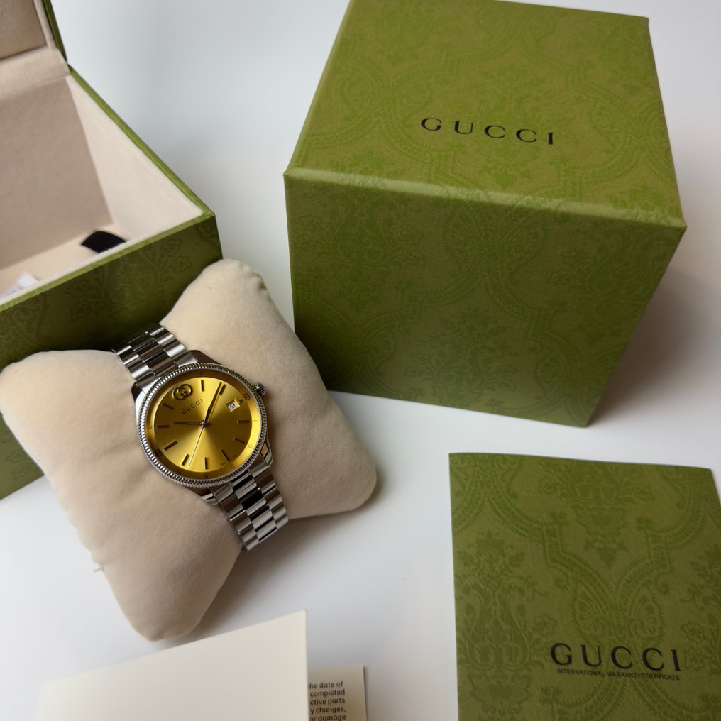 Gucci - G-Timeless - Gold Plated dial - YA1264234 - Mężczyzna - 2025 #1.0