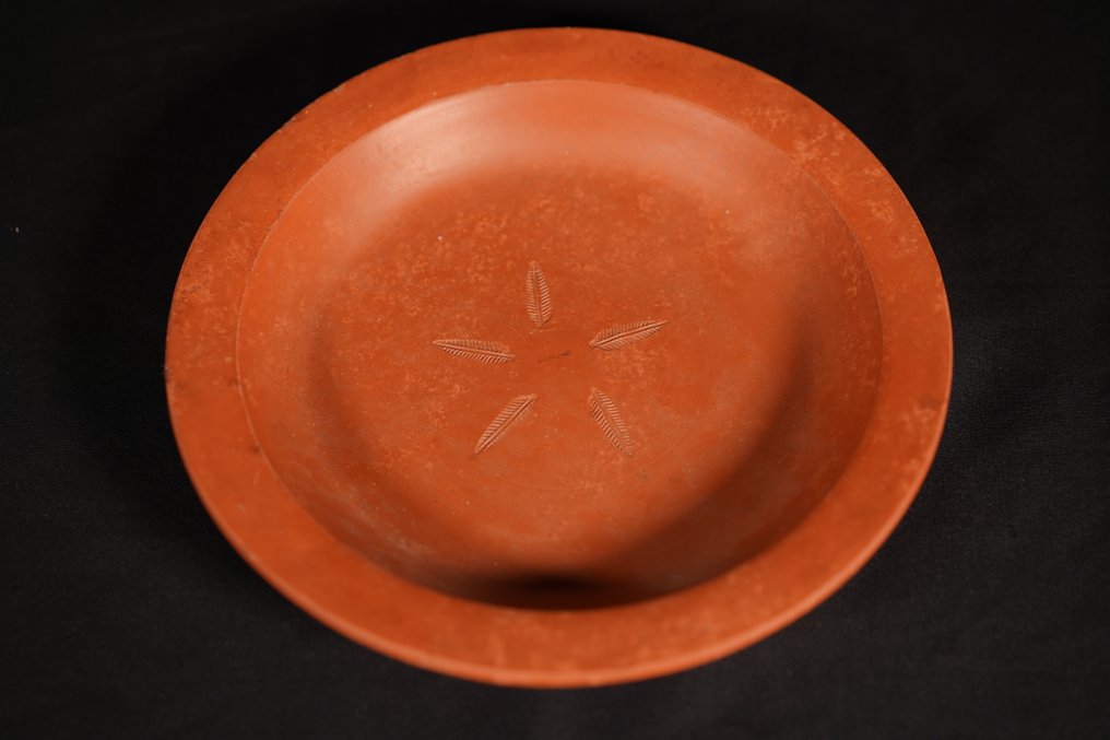 古罗马,北非 Terra Sigillata 裝飾盤,24 x 3.5 厘米 #1.0