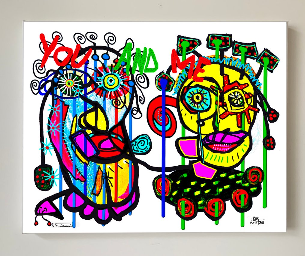 Paul Kostabi (1962) & Giuseppe Fortunato (1956) - KF1725 #3.2