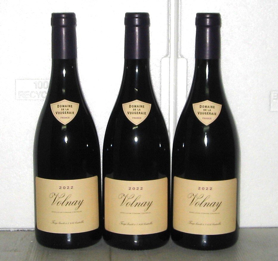 2022 Domaine de la Vougeraie - Volnay - 3 Bottles (0.75L) #1.0
